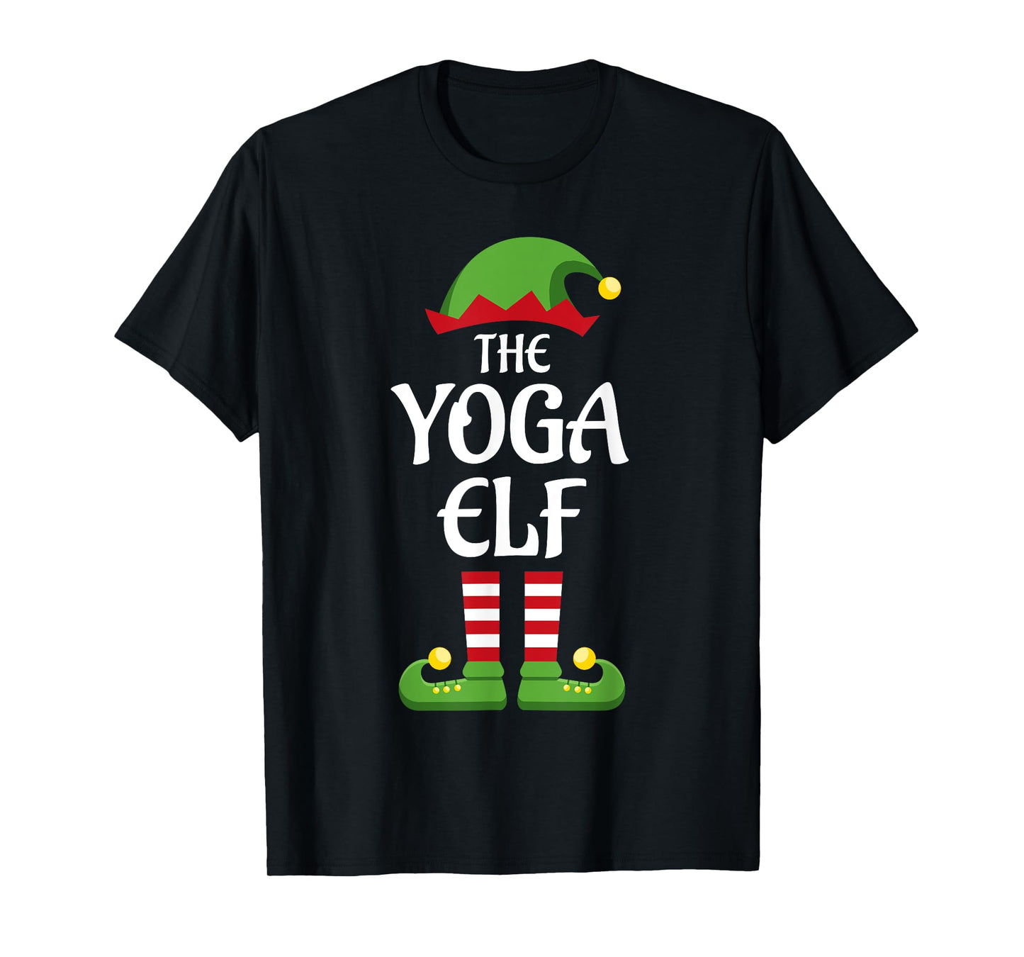 Yoga Elf Family Matching Group Christmas T-Shirt