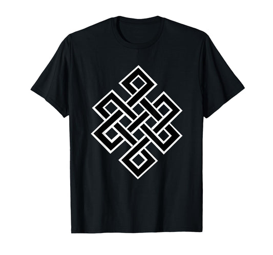 Religious Gifts by designanddesigns Hinduism Buddhism Tibetan Endless Eternal Knot Celtic Symbol T-Shirt