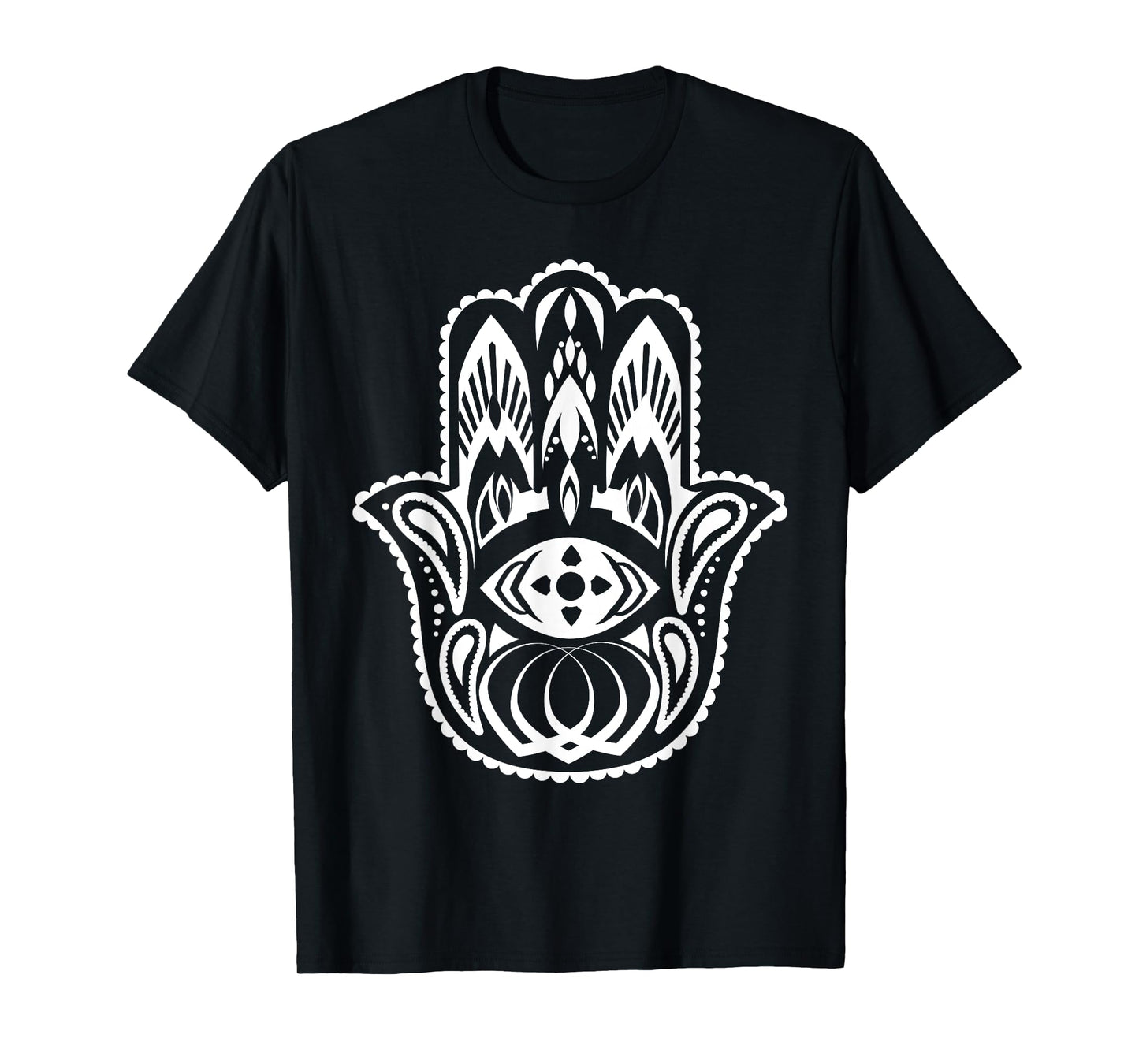 Spiritual Hamsa Hand Fatima Palm Good Luck Eye Khamsa Gifts T-Shirt