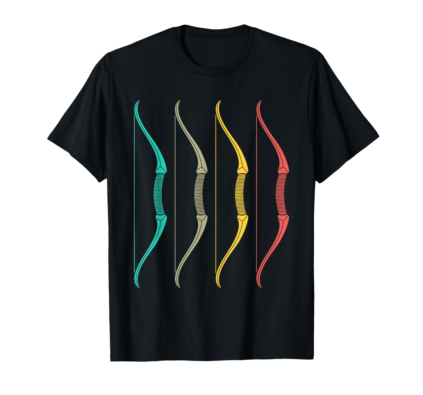 Vintage Archery With Bow Funny Classic Archers Bowman Outfit T-Shirt