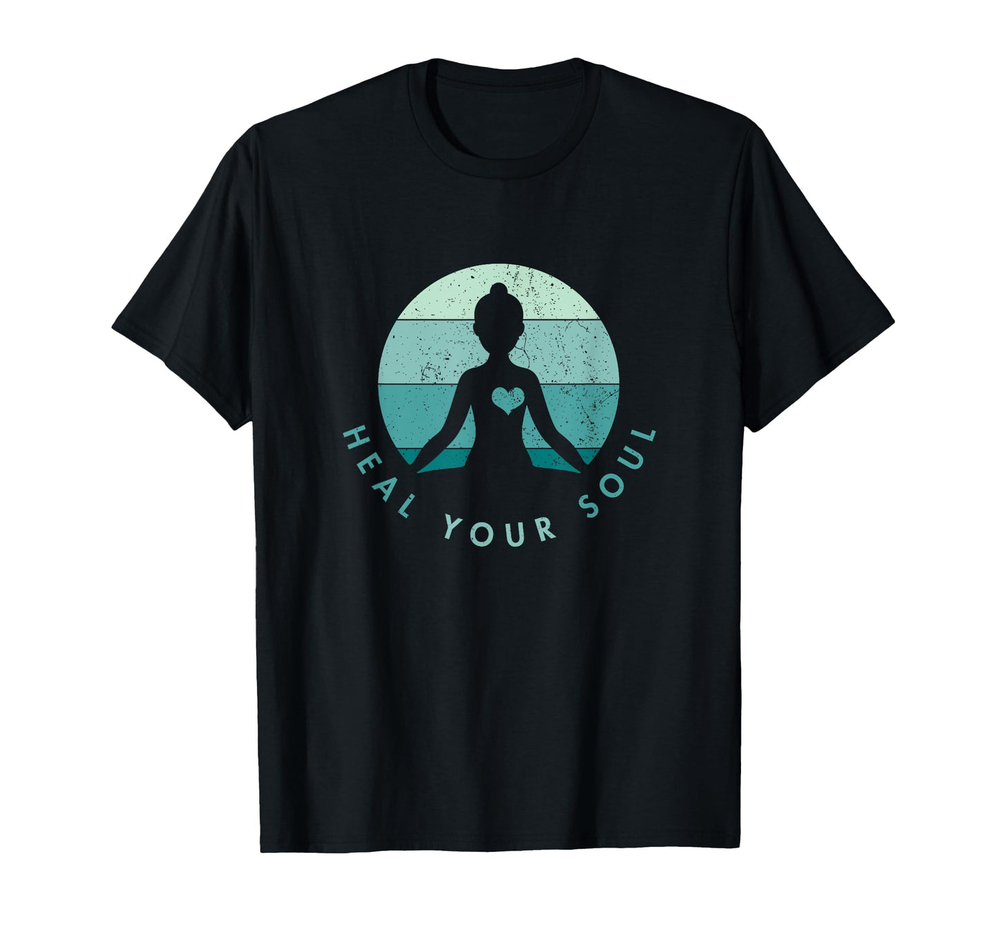 Yoga Meditation - Heal Your Soul Peace T-Shirt