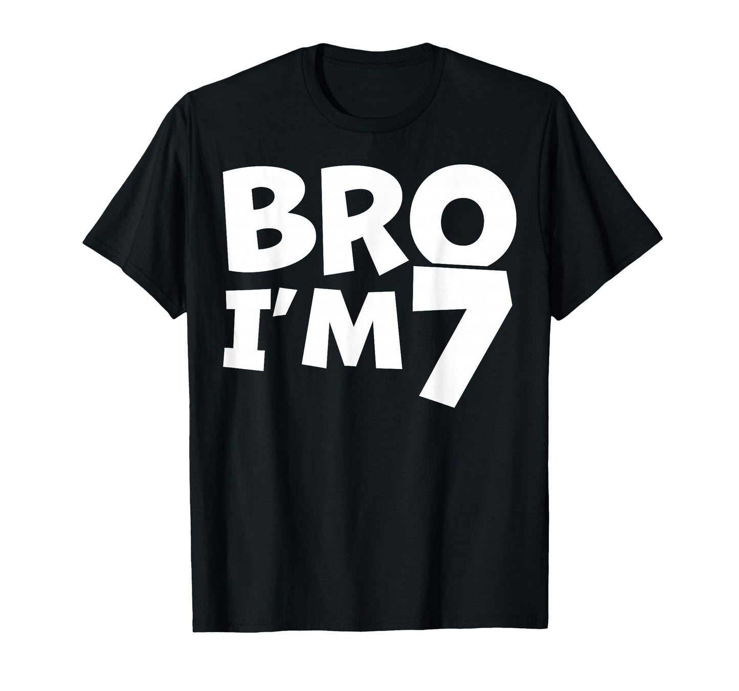 7 Year Old BDay Decorations Son Boy 7yr 7th Birthday T-Shirt