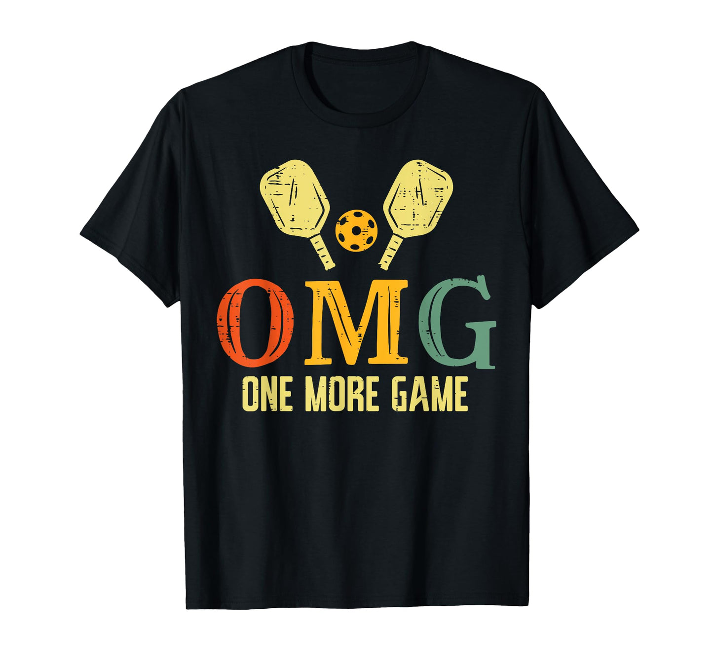 Pickleball OMG One More Game Pickle Ball Sports Men Women T-Shirt