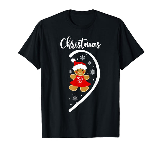 Merry Xmas Matching Christmas Pajama Black Crew Neck Short Sleeve T-Shirt Small Unisex-Adults