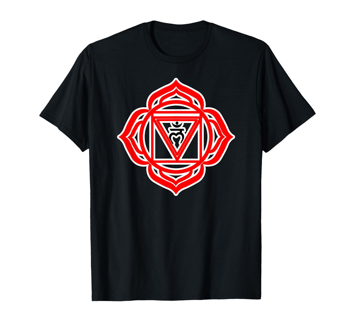 Yoga Muladhara Root Basic Truth Red Chakra T-Shirt