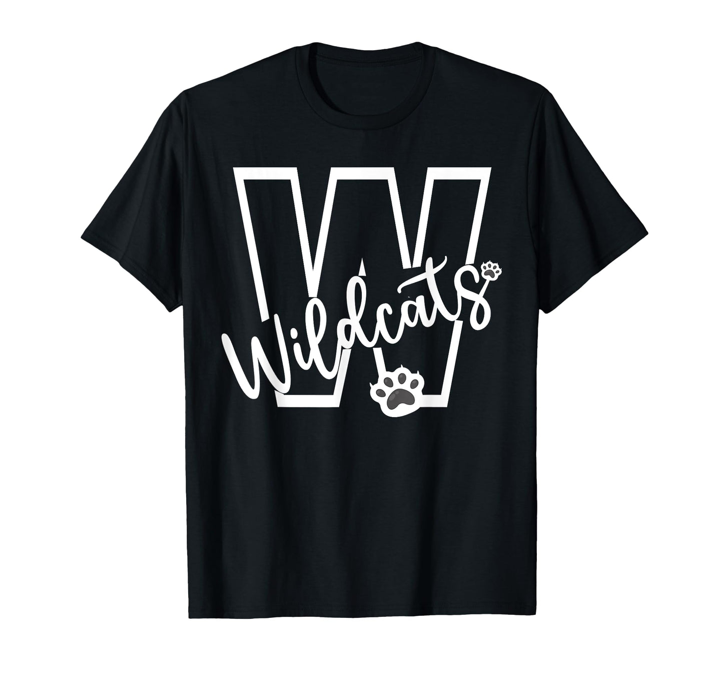 Wildcats School Sports Fan Team Spirit Football Baseball T-Shirt