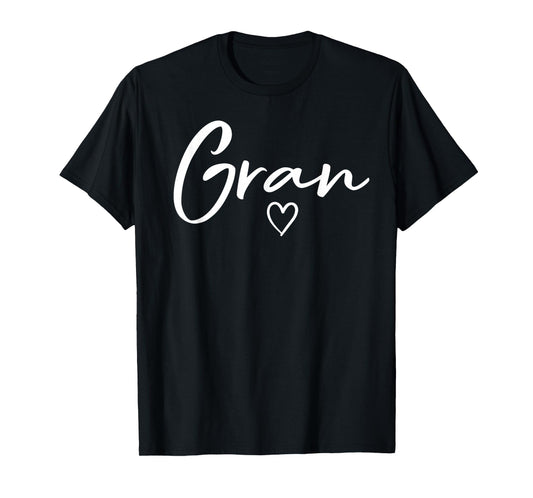 Gran Gifts For Women Grandma Heart Mother's Day Gran T-Shirt