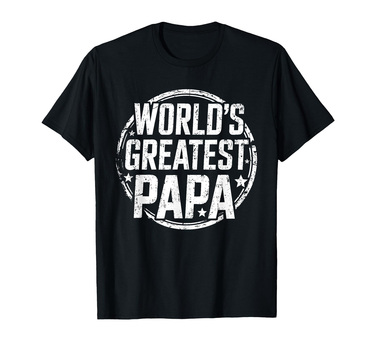 World's Greatest Papa Shirt Best Grandpa Men Fathers Day T-Shirt