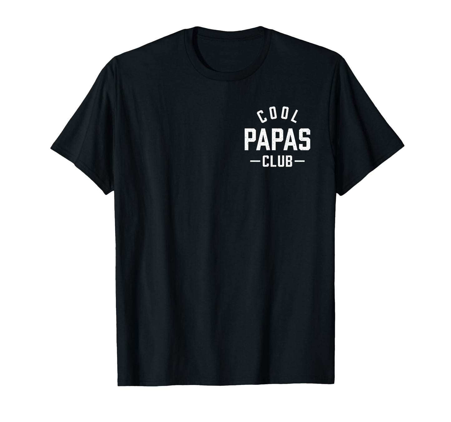 Pocket Cool Papas Club Best Papa Ever Retro Father's Day T-Shirt