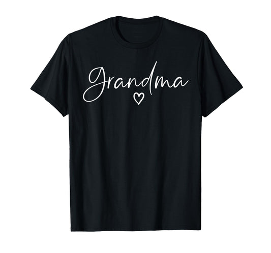 Grandma Gifts For Women Heart Mother's Day Grandma T-Shirt