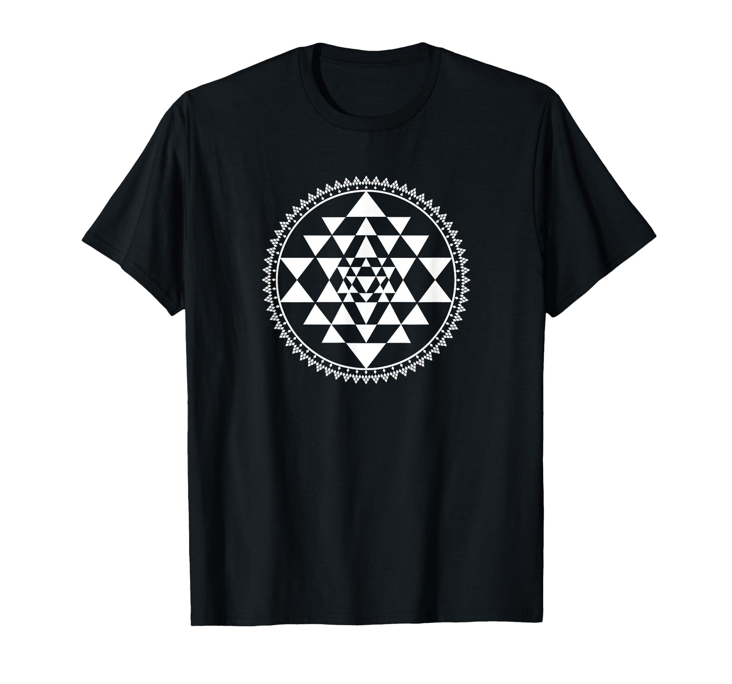 Sacred Geometry Sri Yantra for Men T-Shirt