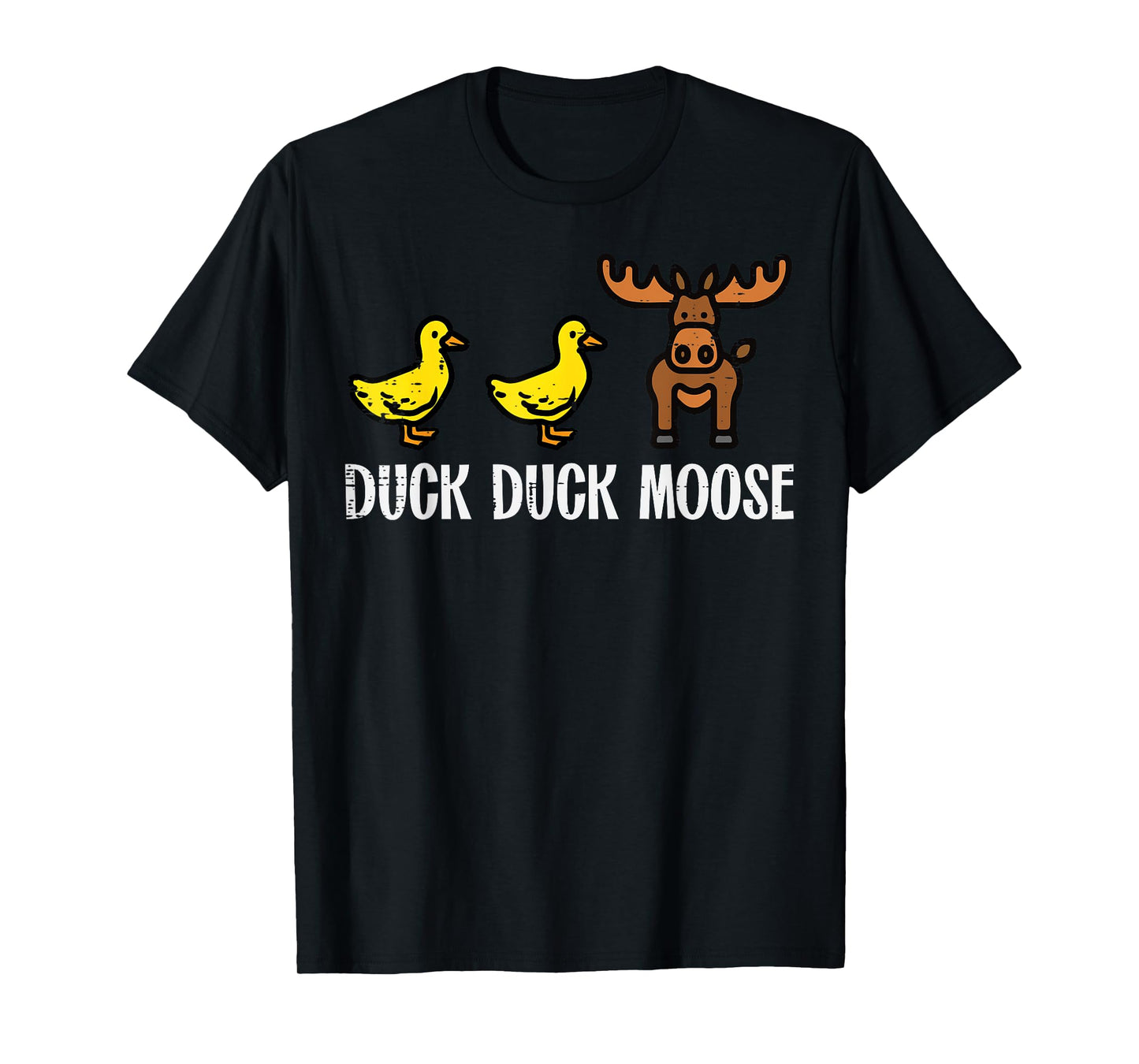 Duck Duck Moose Funny Game Pun Boys Girls Kids Toddler Women T-Shirt