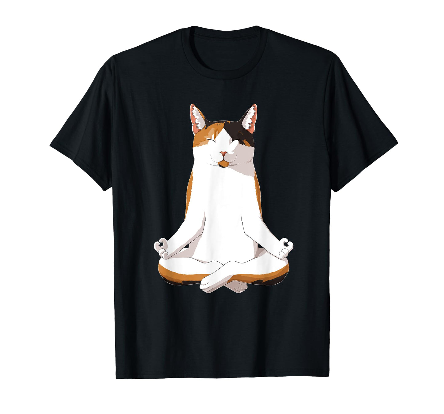 Yoga Calico Cat T-Shirt