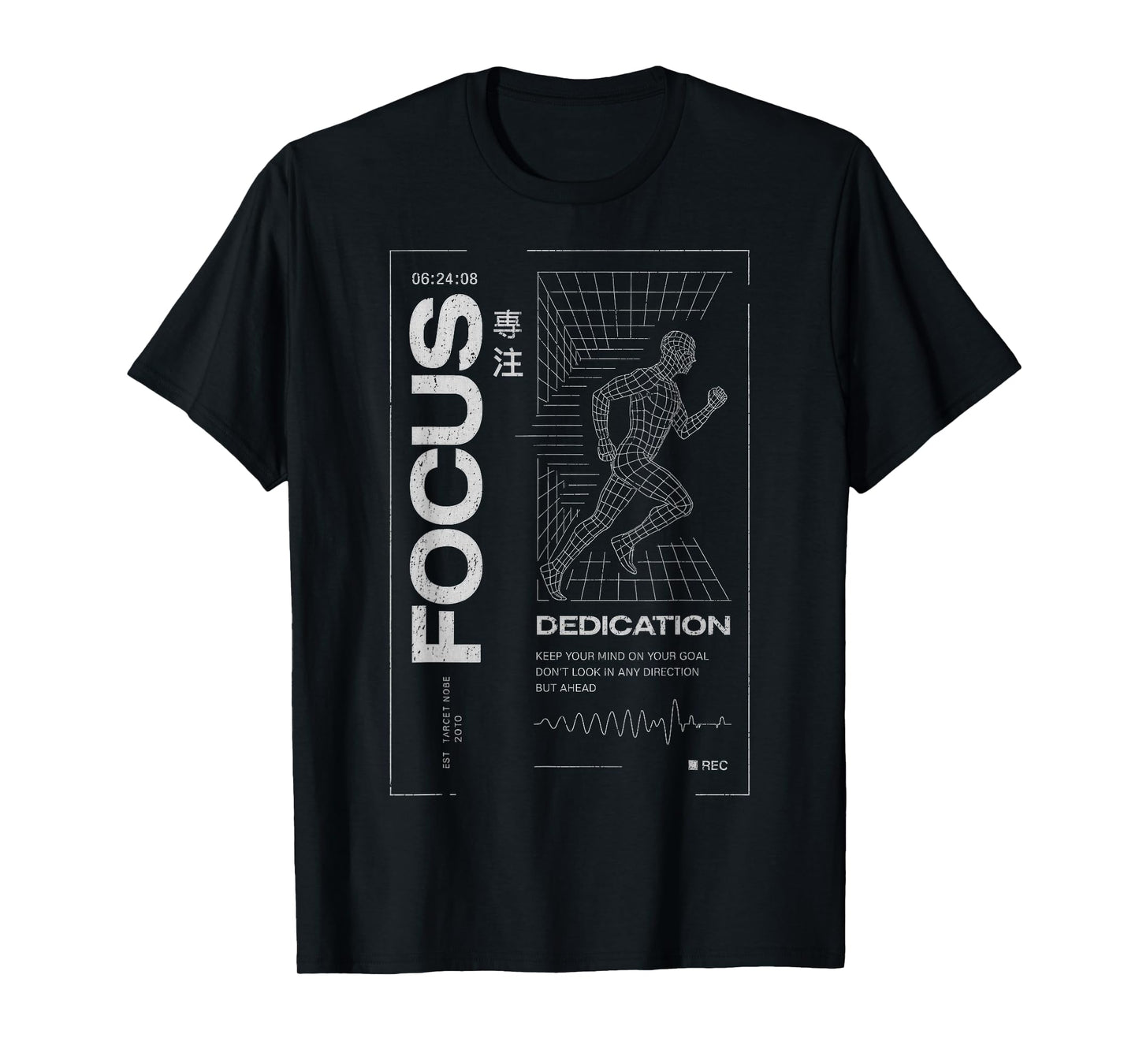 Y2K Fitness Quote Gym Training Discipline Yoga Sport Workout T-Shirt