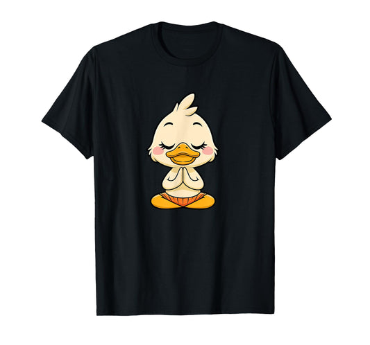 Meditating Duck Inner and Peace Yoga Relaxation T-Shirt