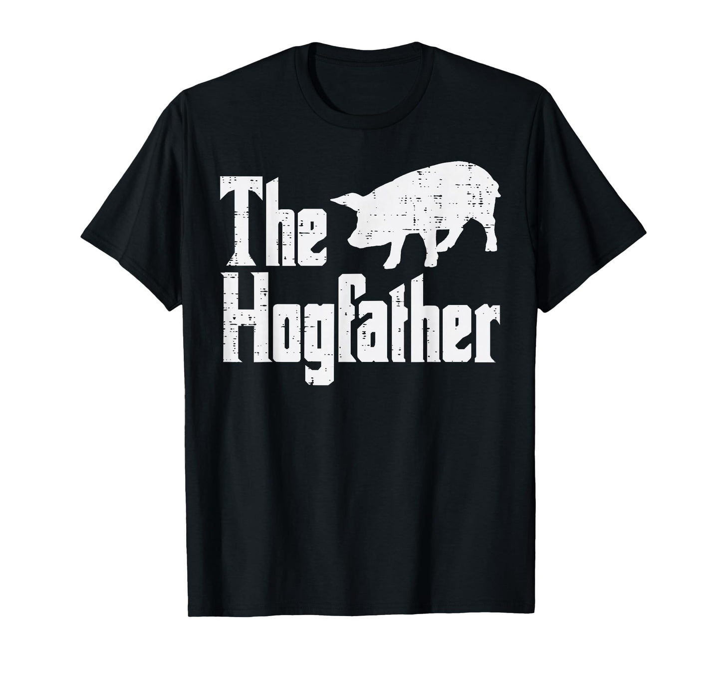 Pig The Hogfather Funny Hog Dad Fathers Day Parody Papa Men T-Shirt