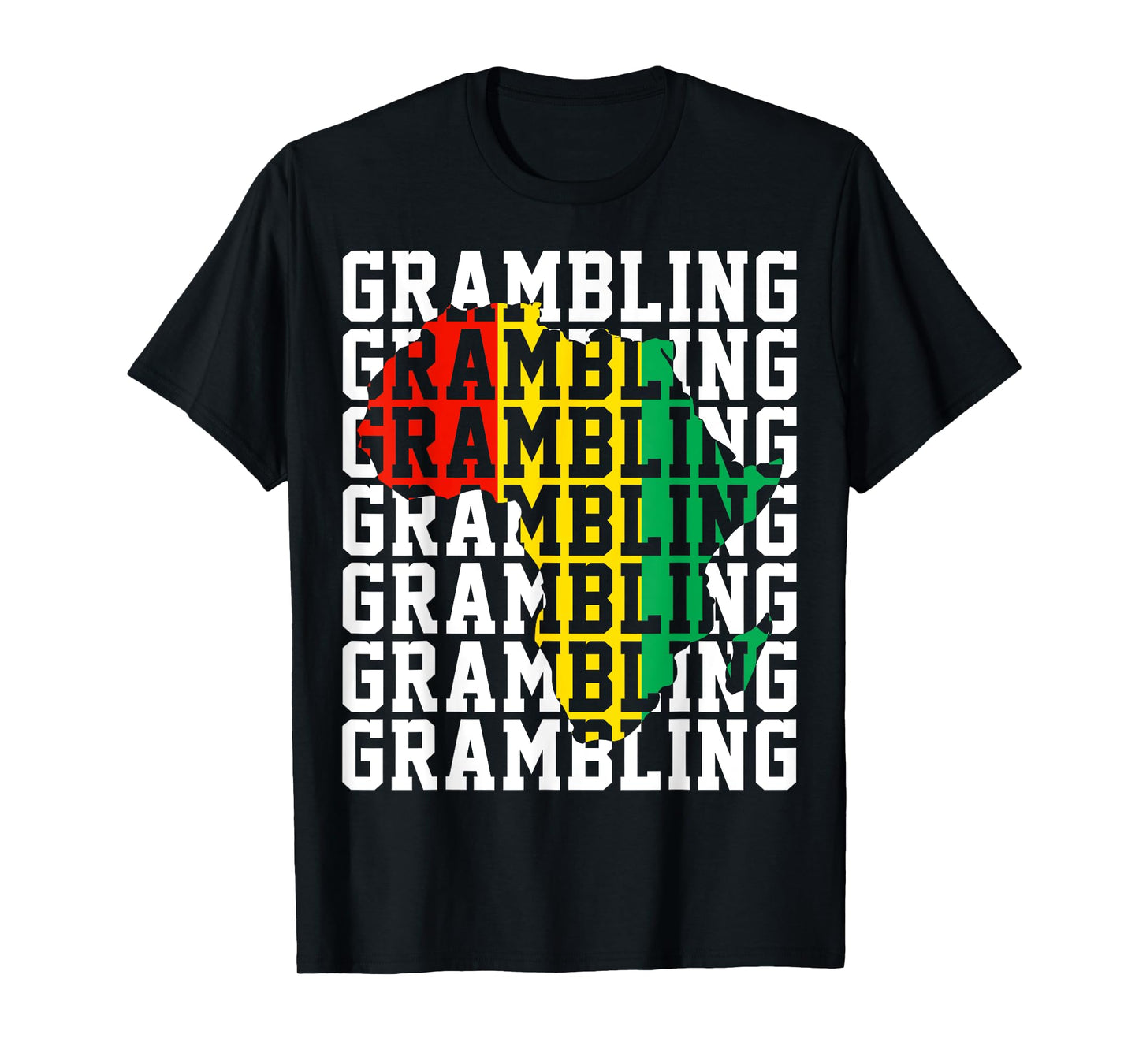 Grambling HBCU with Africa Historical Black College Alumni T-Shirt