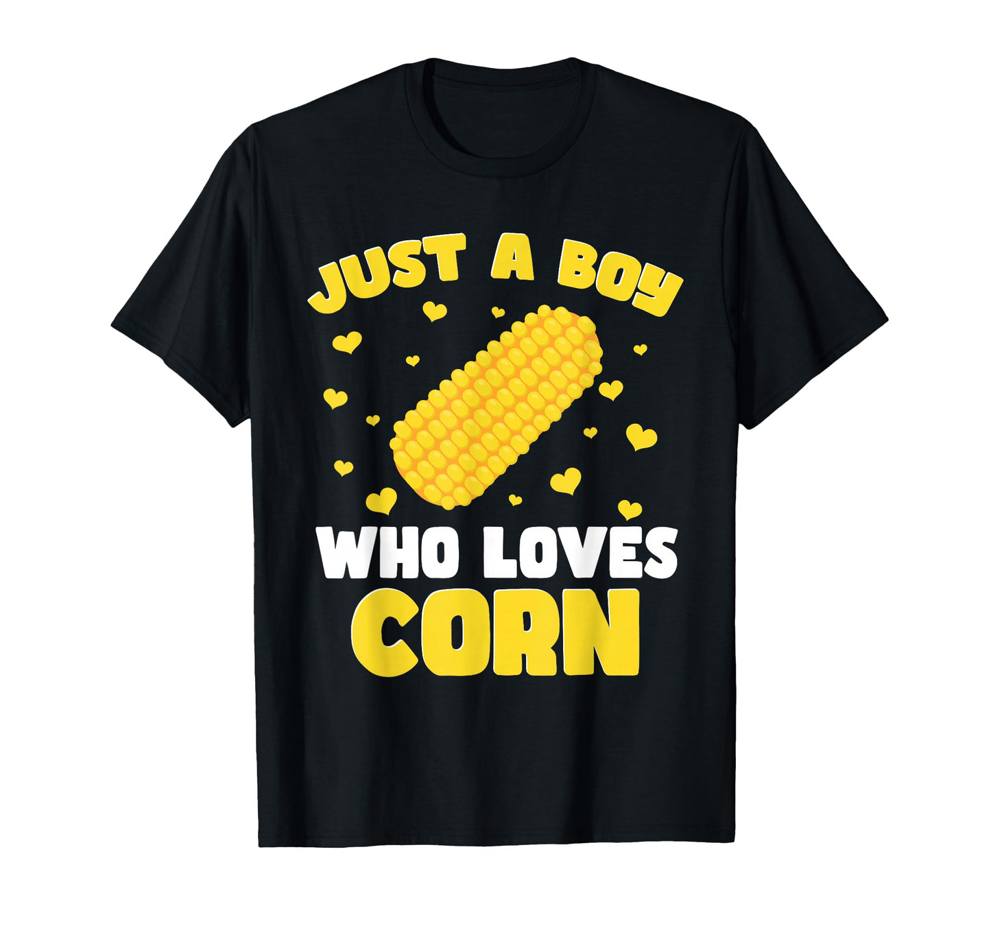 Crop Kids Farming Corn Toddler Just A Boy Who Loves Corn T-Shirt