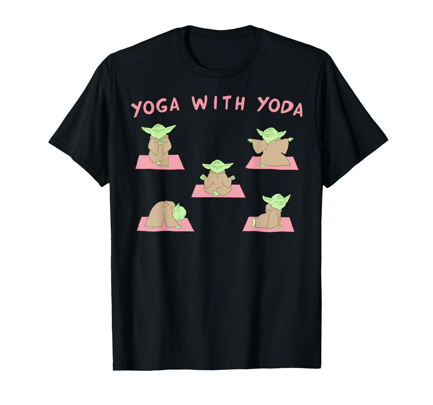 Star Wars Yoga With Yoda T-Shirt