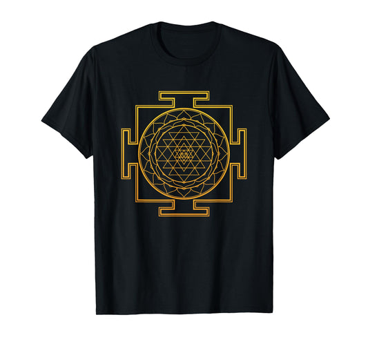 Shri Yantra Sacred Geometry T-Shirt