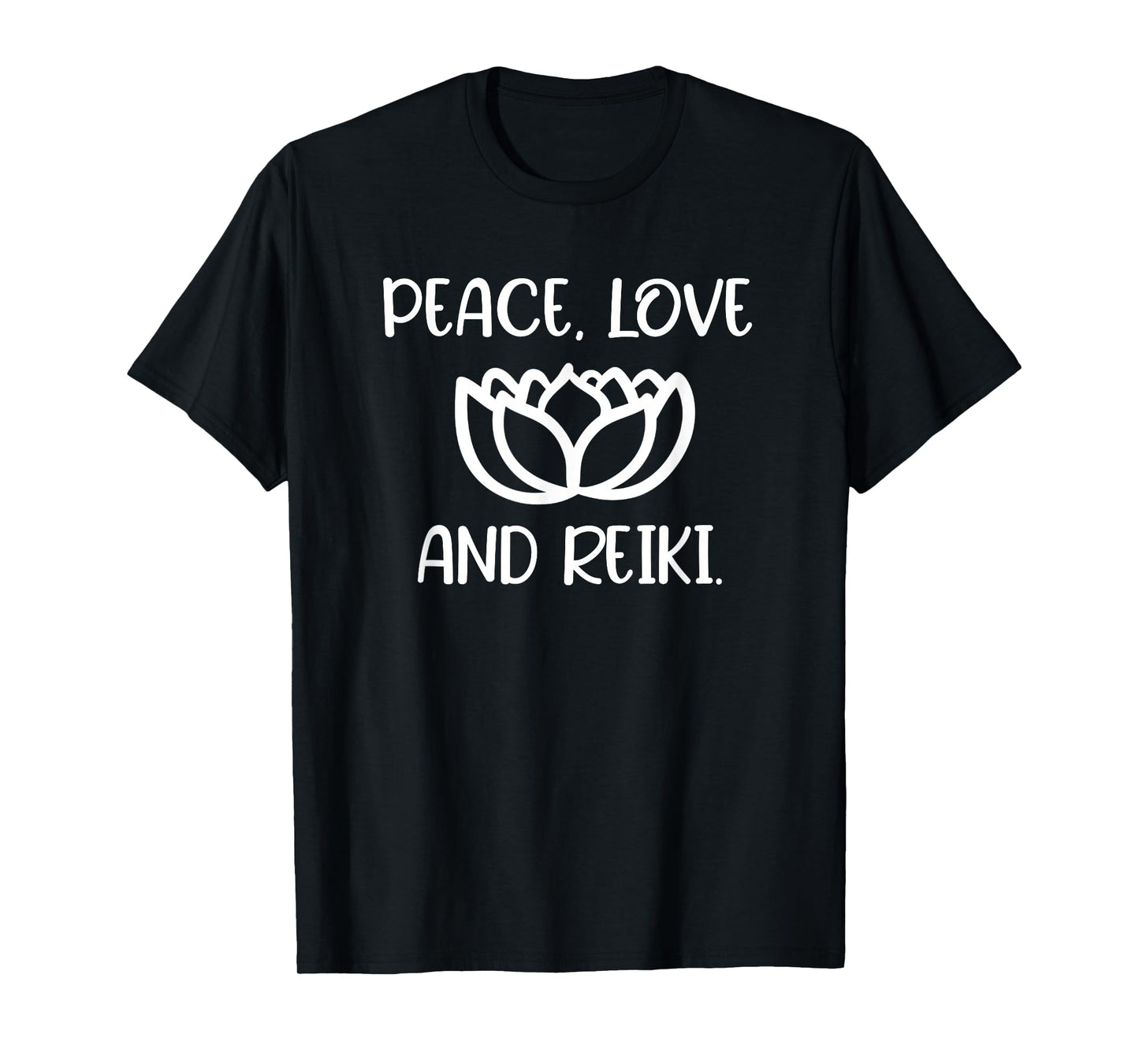 Lotus Peace Love Reiki T-shirts. Cool Style Tees T-Shirt