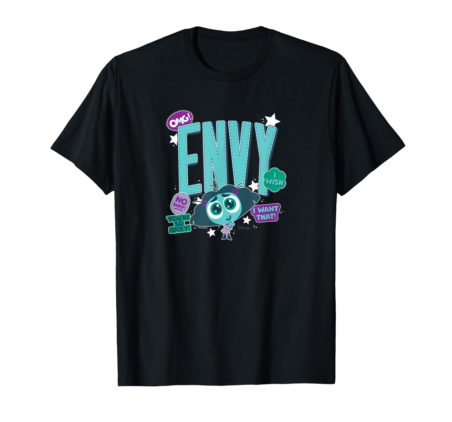 Inside Out 2 - Envy OMG I Want That I Wish No Way T-Shirt