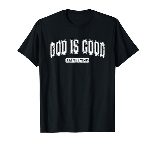 Vintage Retro Christian God Is Good All The Time T-Shirt