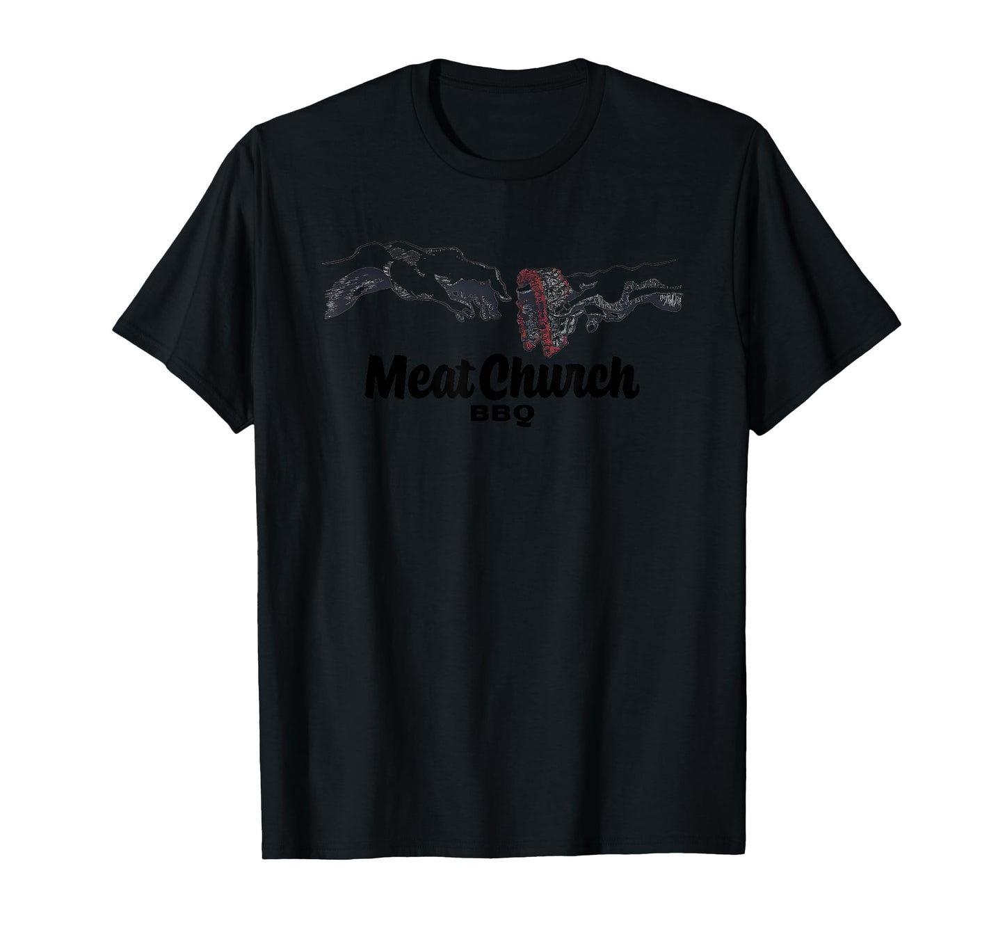 Hands Of Brisket Meat Church Bbq T-Shirt