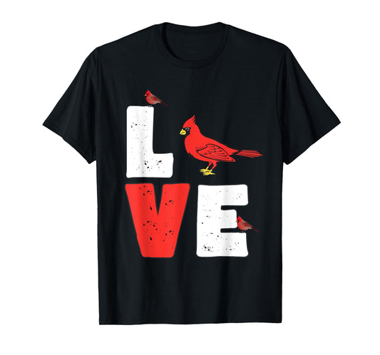 Love Cardinal women Shirt Cardinal Lover men, kids and girls T-Shirt