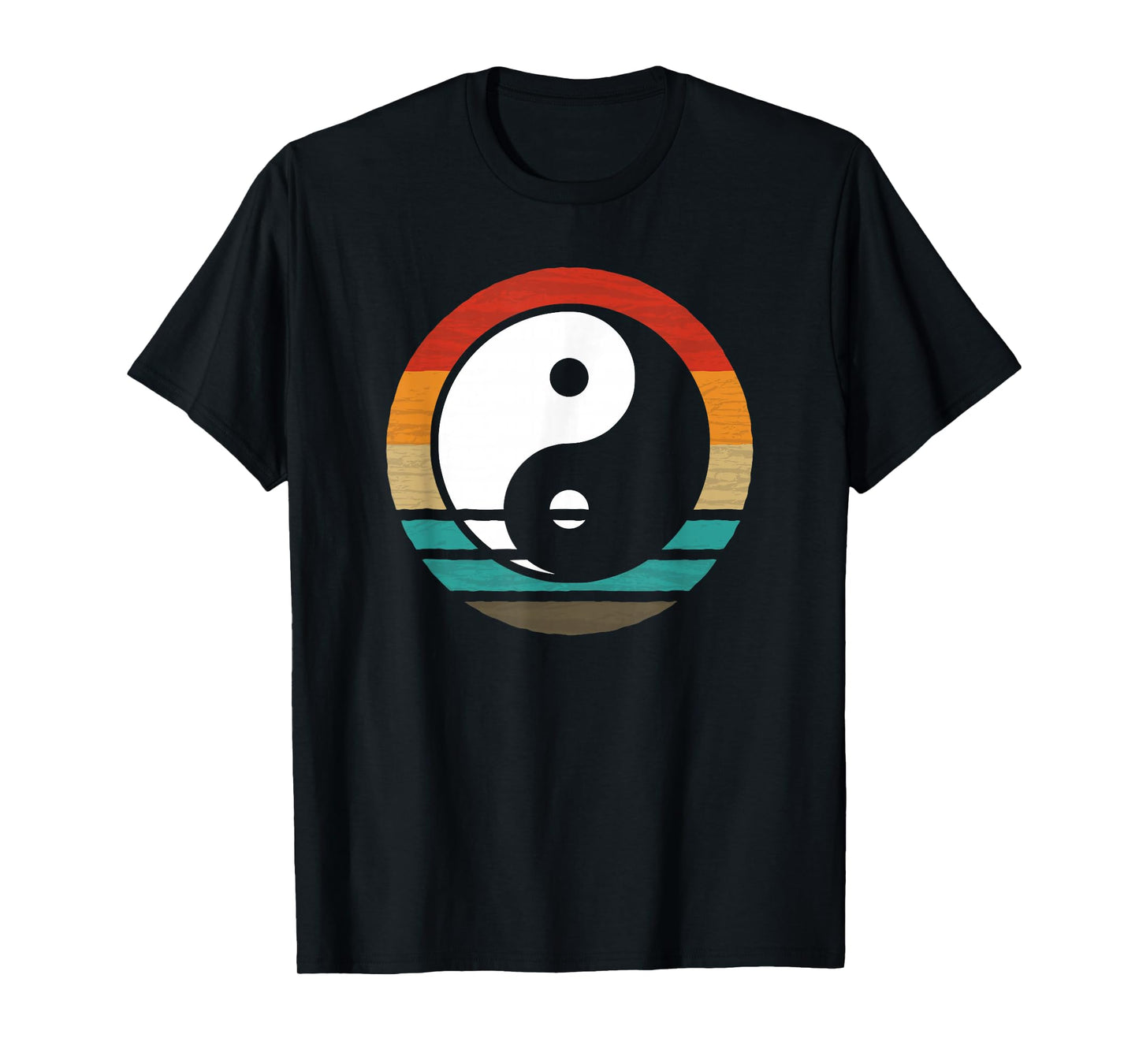 Yin Yang Retro Style Vintage T-Shirt