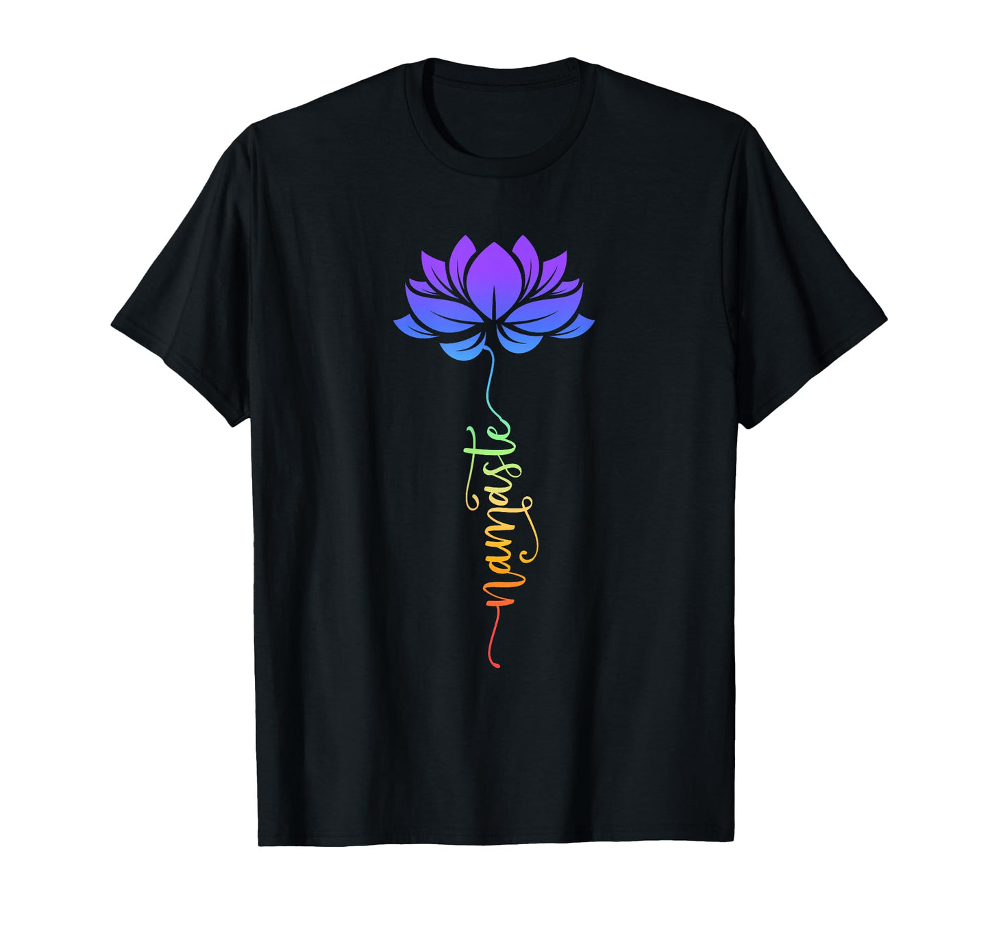 Namaste Lotus Flower Meditation Yoga T-Shirt