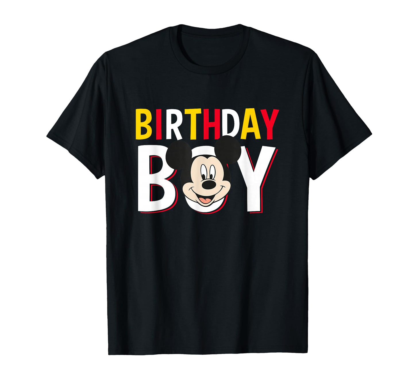Disney Mickey And Friends Birthday Boy Cute Mickey Logo T-Shirt