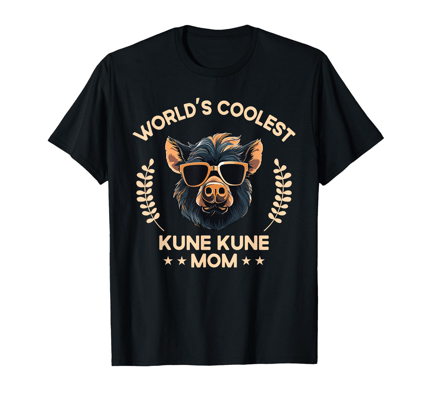 World's Coolest Pig Mom Mama - Women Farmer Kune Kune T-Shirt