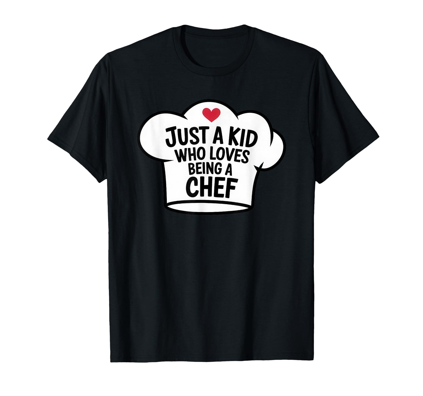 Just a Kid Who Loves Being Chef Cool Cooking Lover Birthday T-Shirt