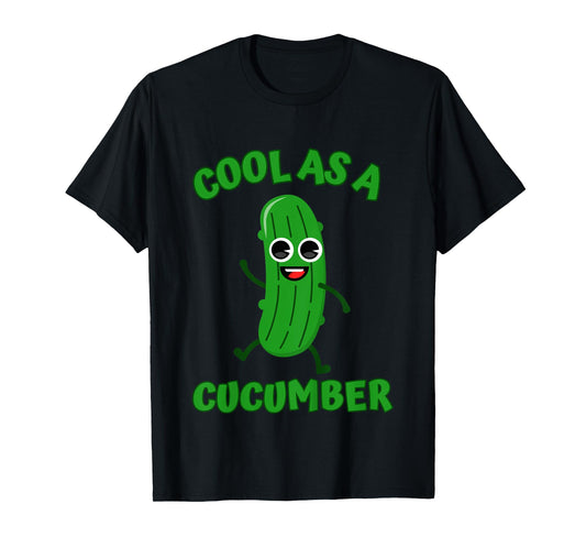 Kids Cool as a Cucumber Costume Funny Cucumber Kids Girls Novelty T-Shirt
