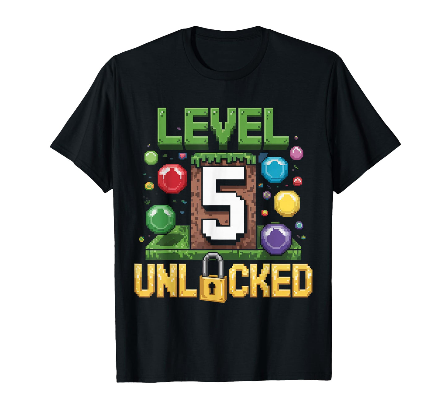 Birthday Children's Shirt Level 5 Unlocked 5 T-Shirt