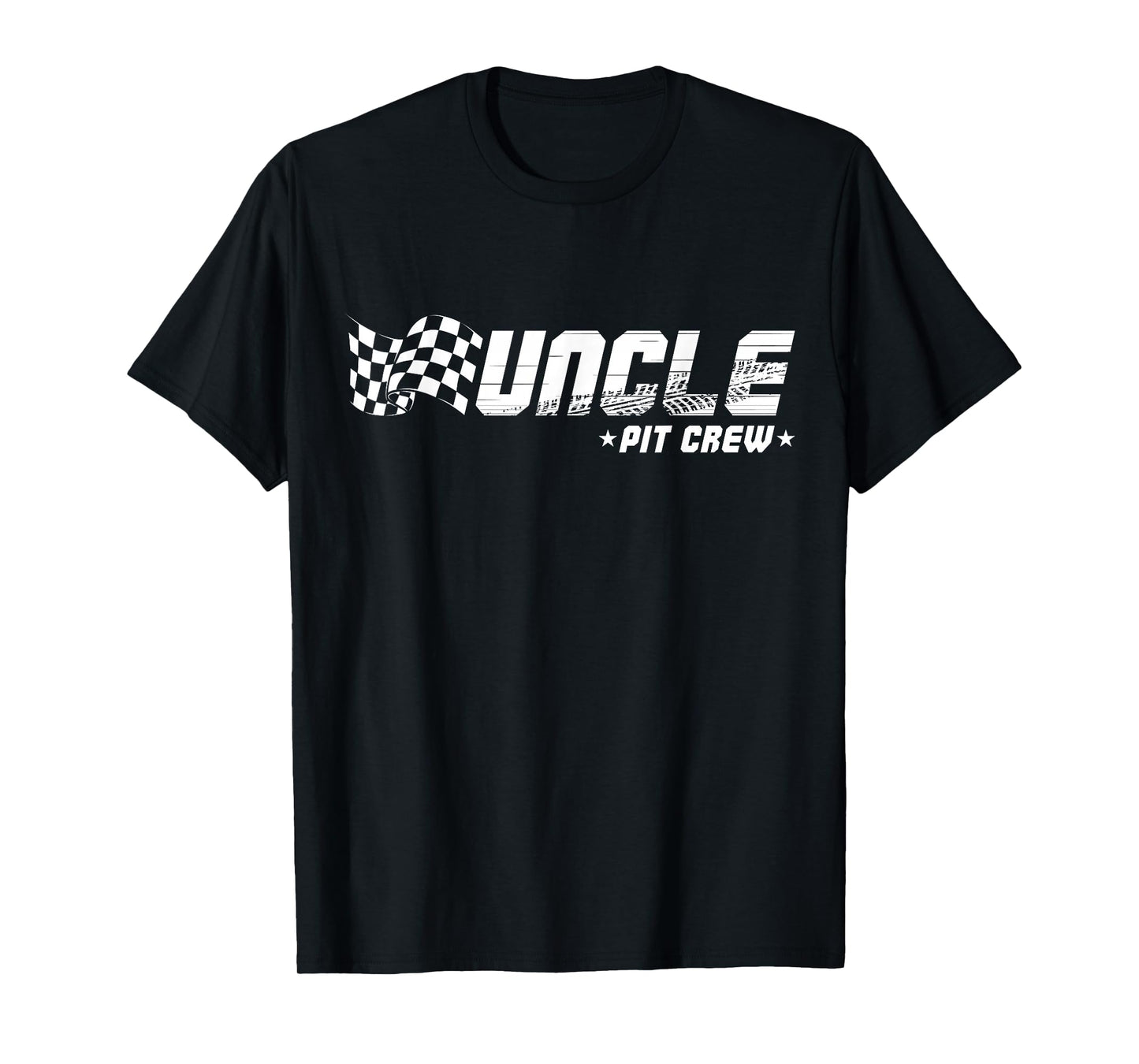 Uncle Pit Crew Race Car Birthday Family Racing T-Shirt