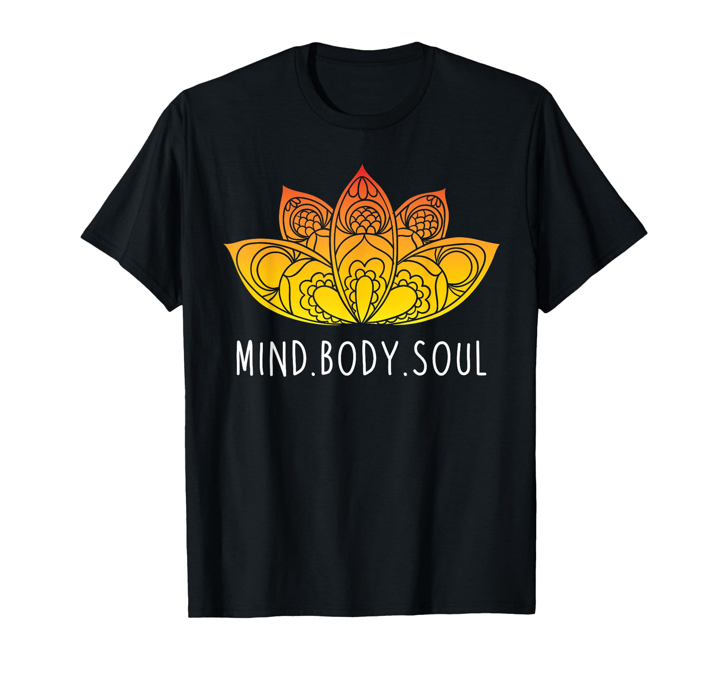 Mind Body Soul Women Meditation Graphic Ideas T-Shirt