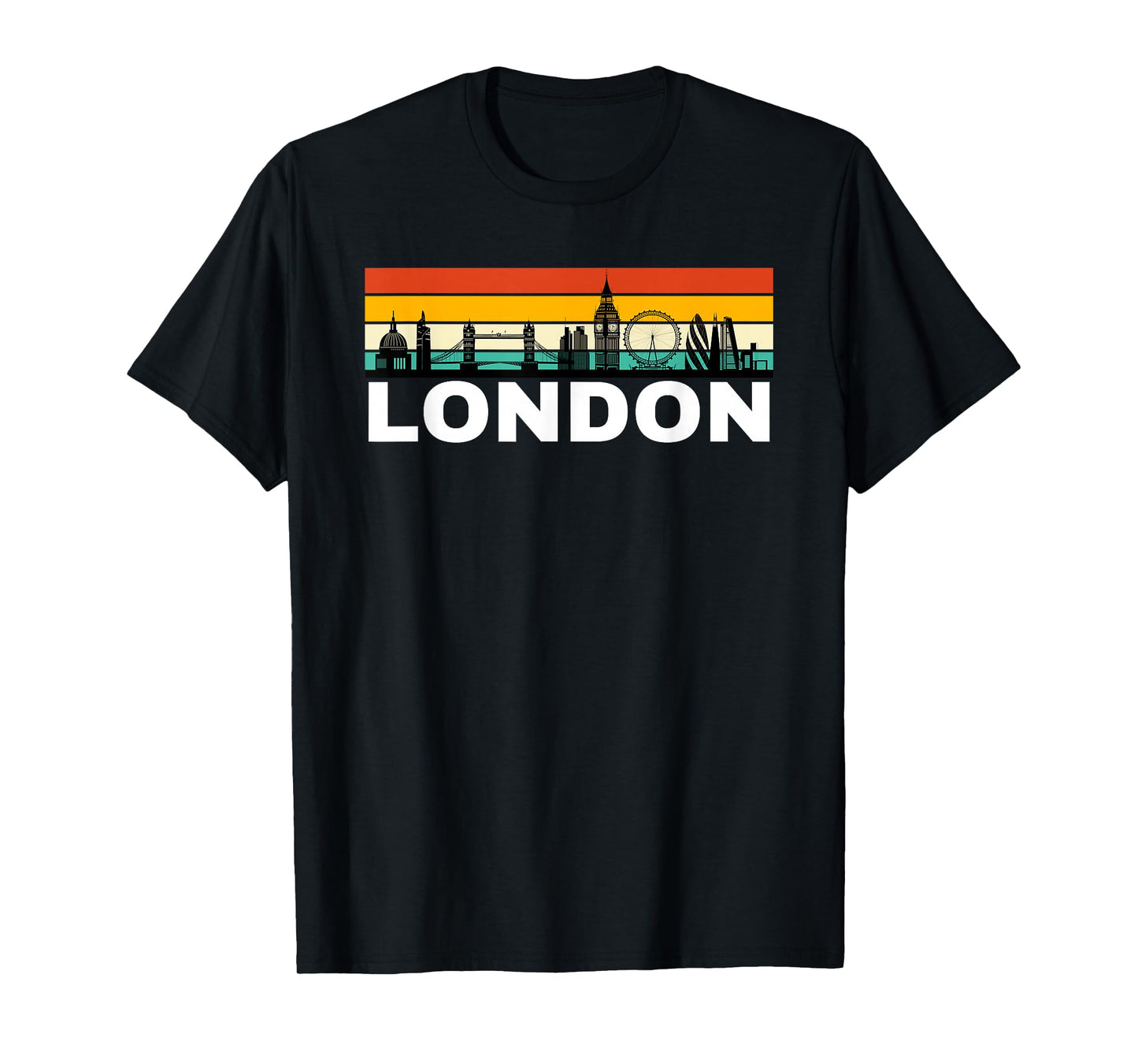 London City England United Kingdom UK Souvenir Travel Retro T-Shirt