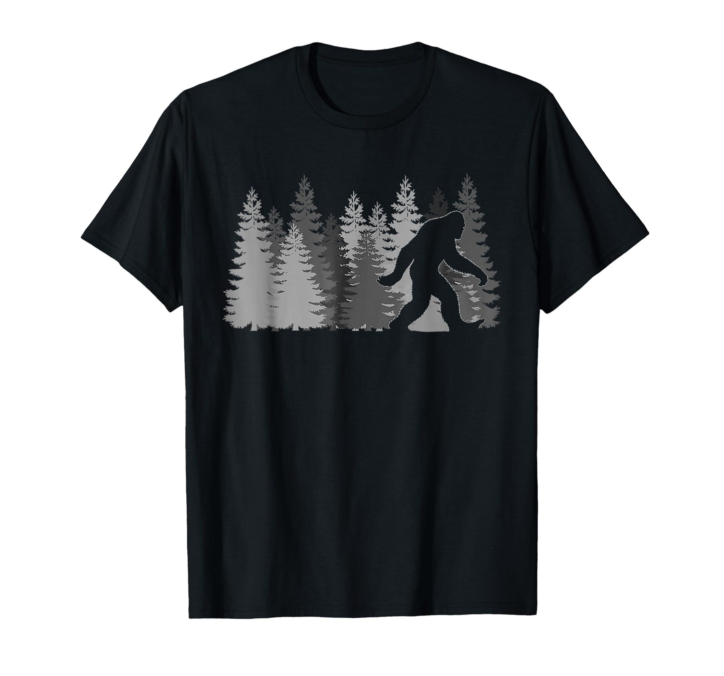 Vintage Bigfoot Sasquatch Gifts Father Day BigFoot Walking T-Shirt