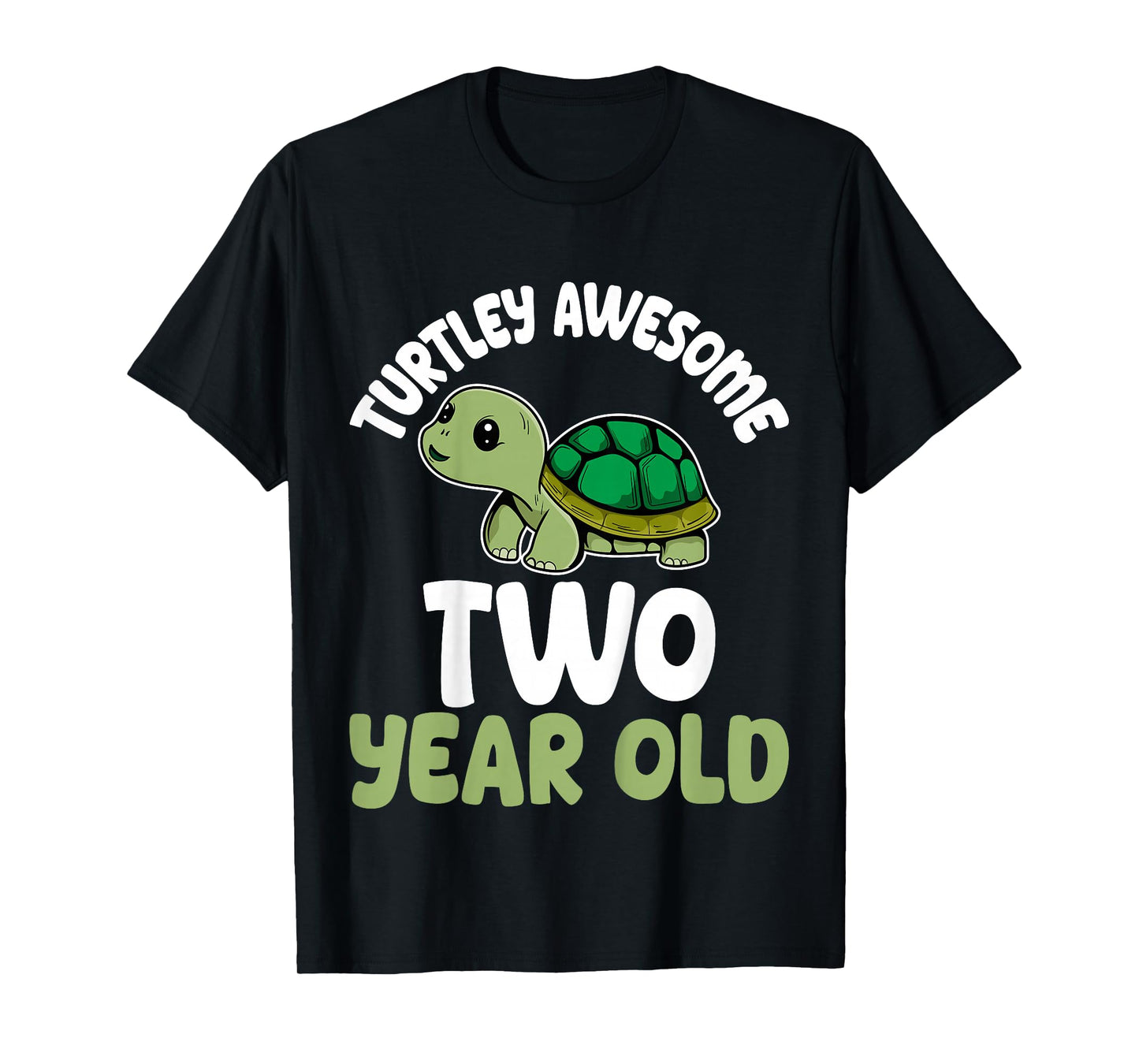 Turtley Awesome Two Years Old 2nd Birthday Party Turtle Kids T-Shirt