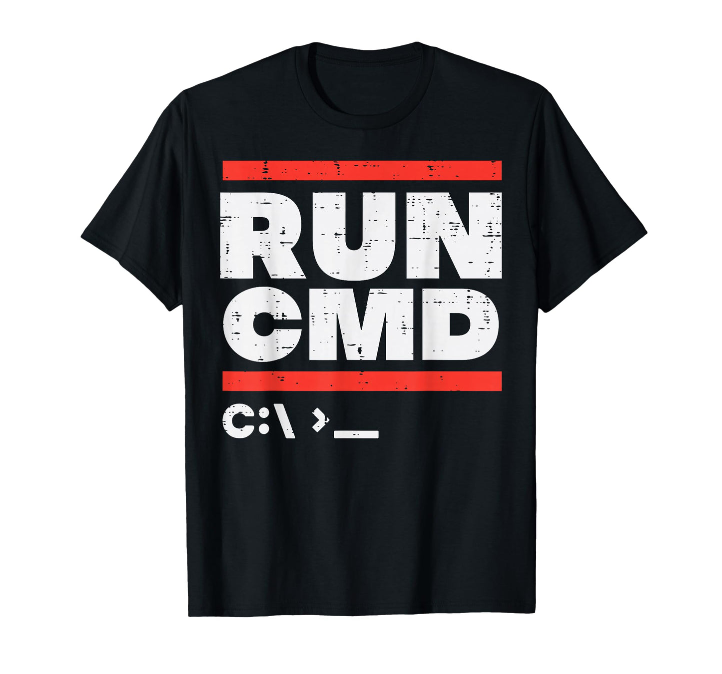 Run Cmd System Administrator Programmer Sysadmin Men Women T-Shirt