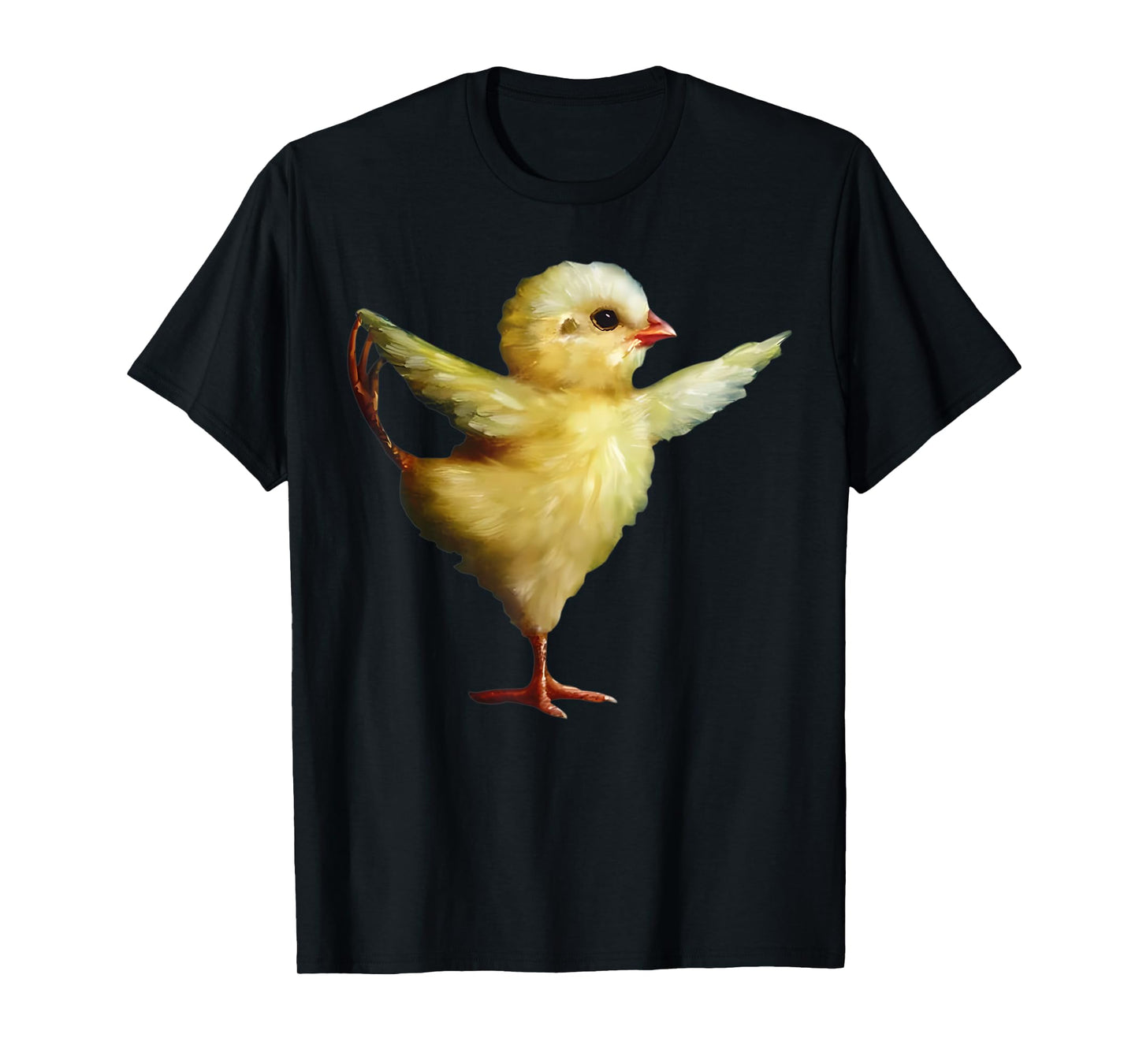 Yoga Chick Art Design Women Girls Funny Cute Chick Lover T-Shirt