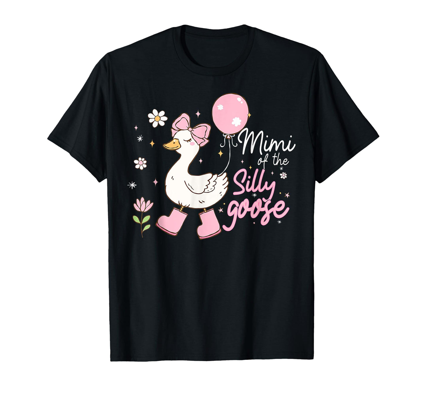 Mimi Of The Silly Goose First Birthday Family Matching Funny T-Shirt
