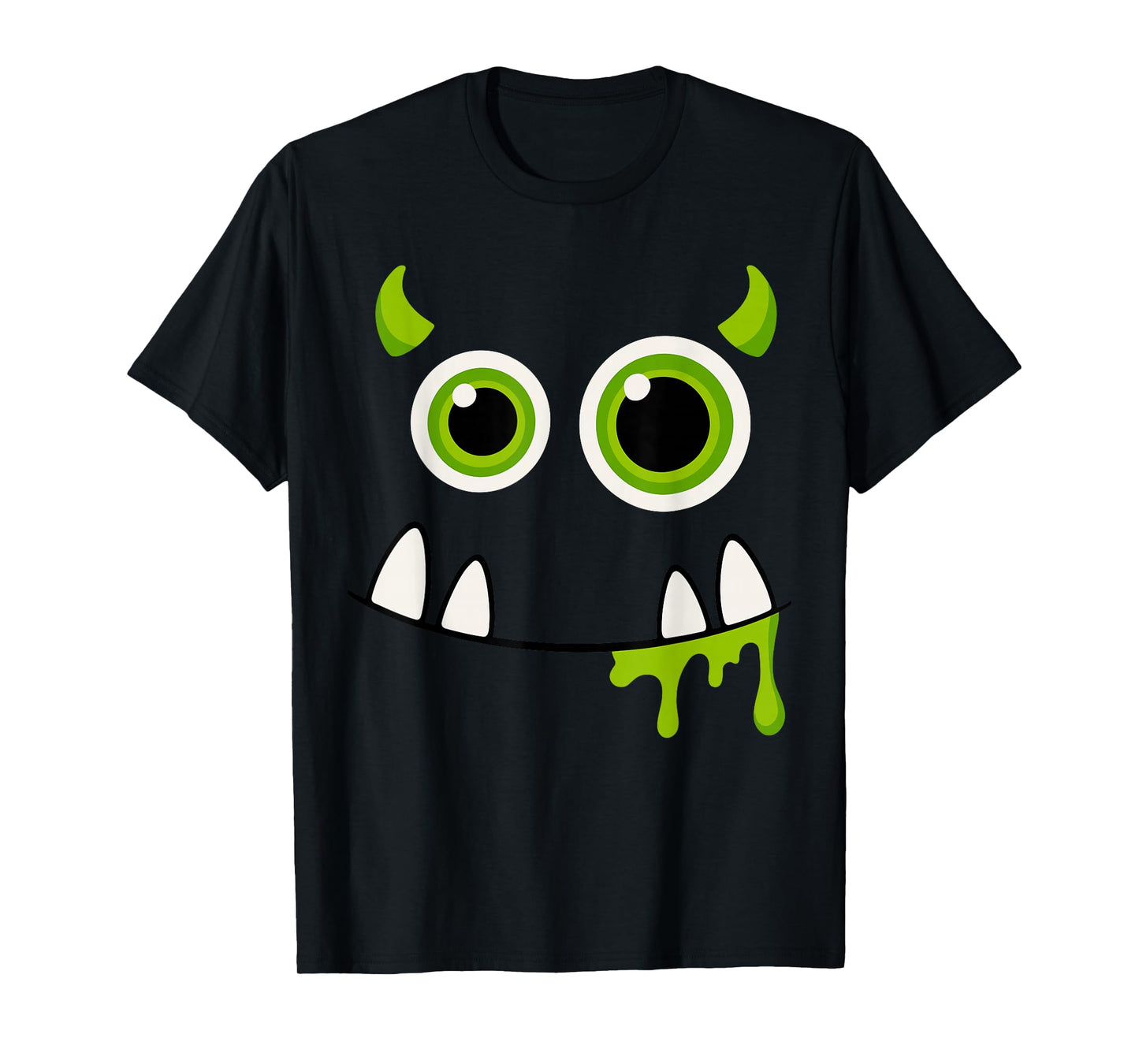 Monster Costume for Boys, Funny Eyes Teeth Halloween Cartoon T-Shirt