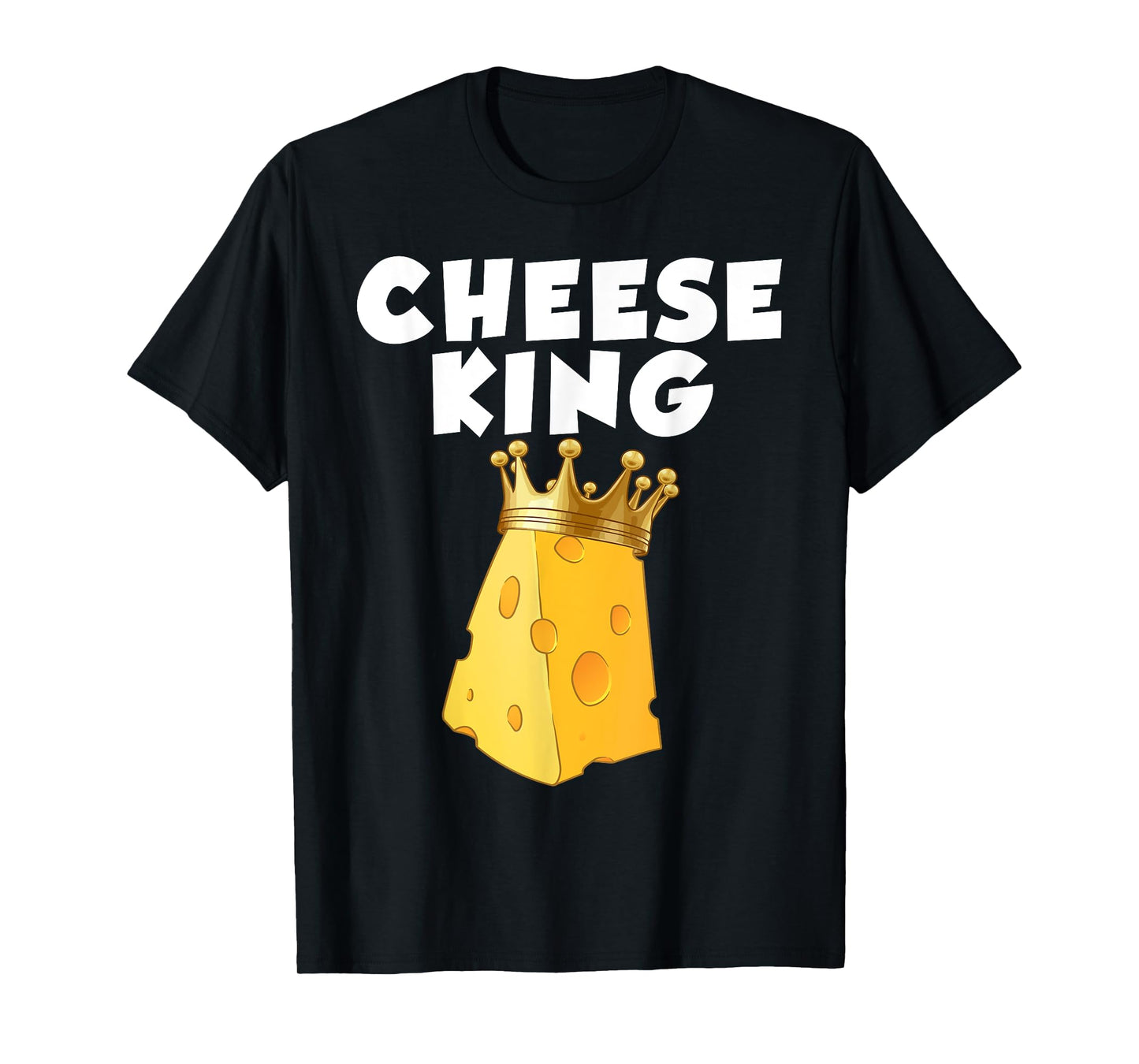 Funny Cheese Design For Men Boys Dairy Food Cheese Lover T-Shirt