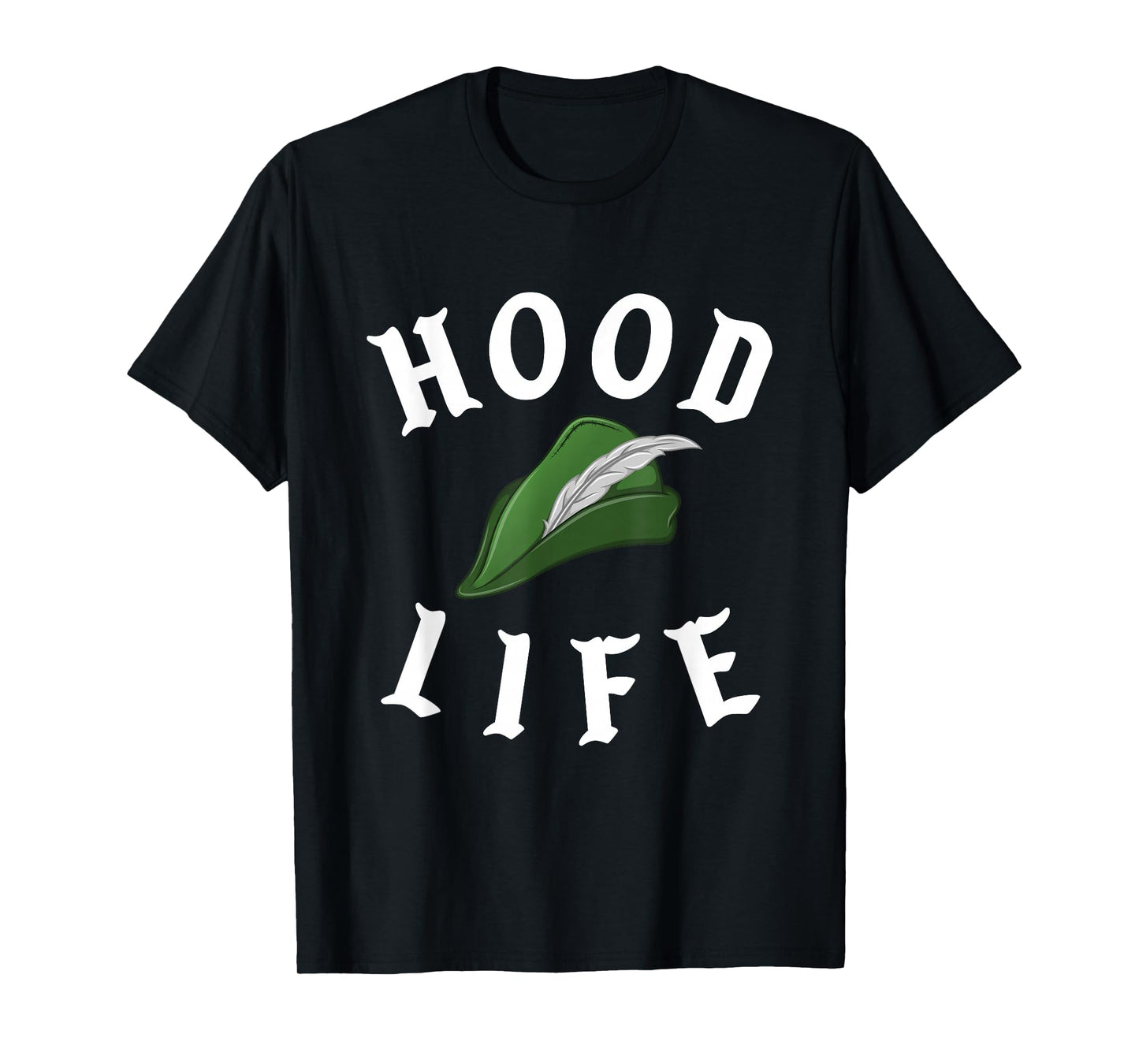 Parody Robin Hood Life Cool Gangster Nerd Funny Book Reading T-Shirt
