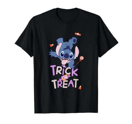 Disney Lilo & Stitch Halloween Trick or Treat T-Shirt