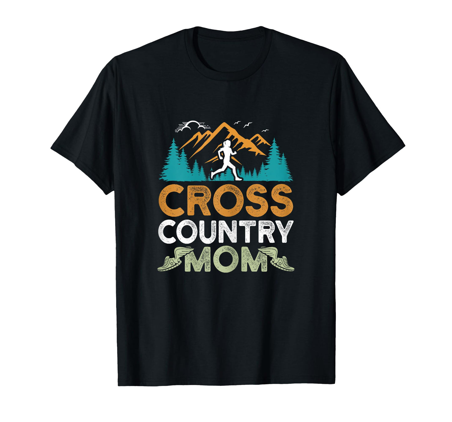 XC Runner Mom Mother's Day Cross Country Mom T-Shirt