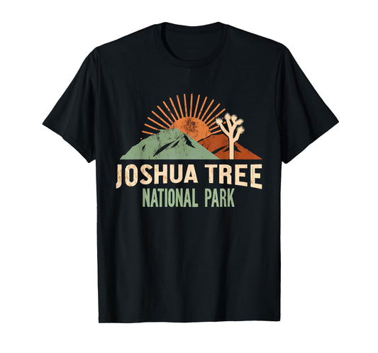 Joshua Tree National Park Vintage Hiking Camping Outdoors T-Shirt